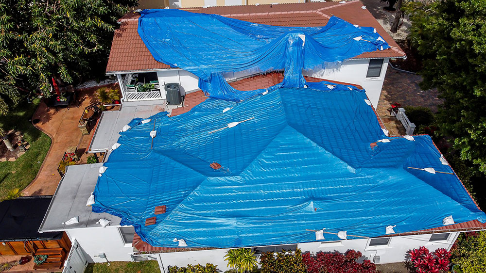 Example of Roof Tarp