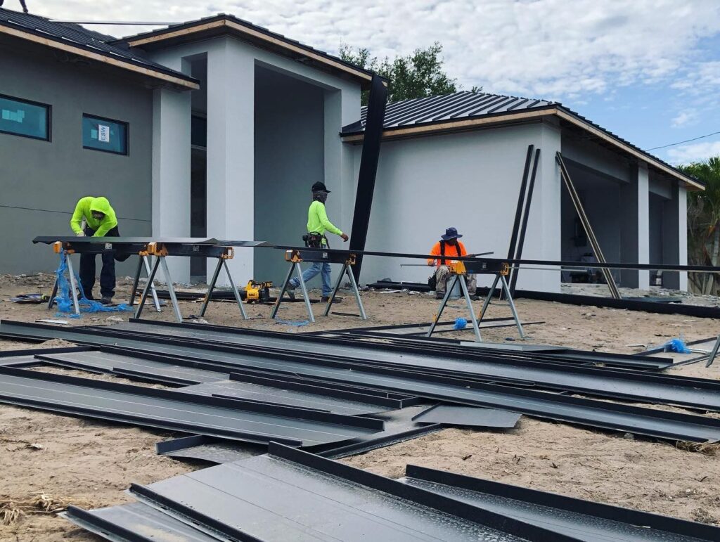 Metal Roofing installation
